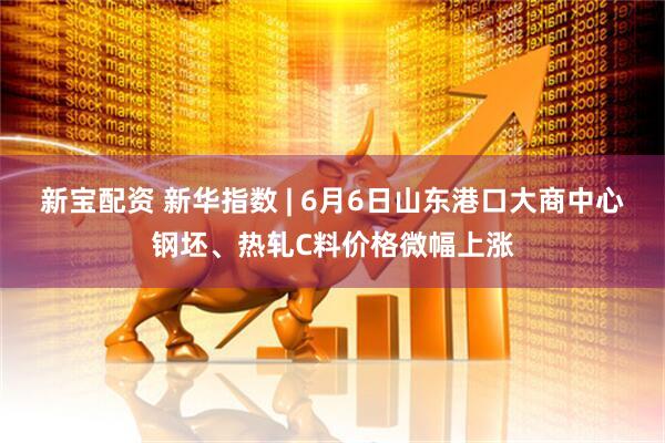 新宝配资 新华指数 | 6月6日山东港口大商中心钢坯、热轧C料价格微幅上涨