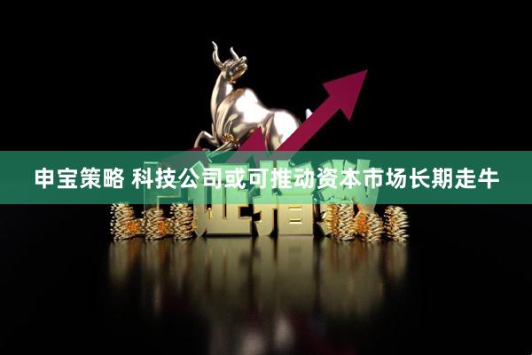 申宝策略 科技公司或可推动资本市场长期走牛